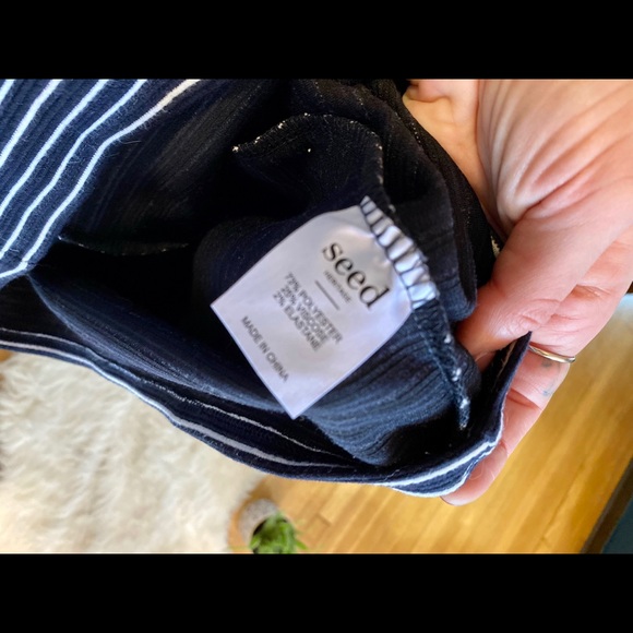 Seed Heritage Striped Off-Shoulder Dress - Picture 5 of 5